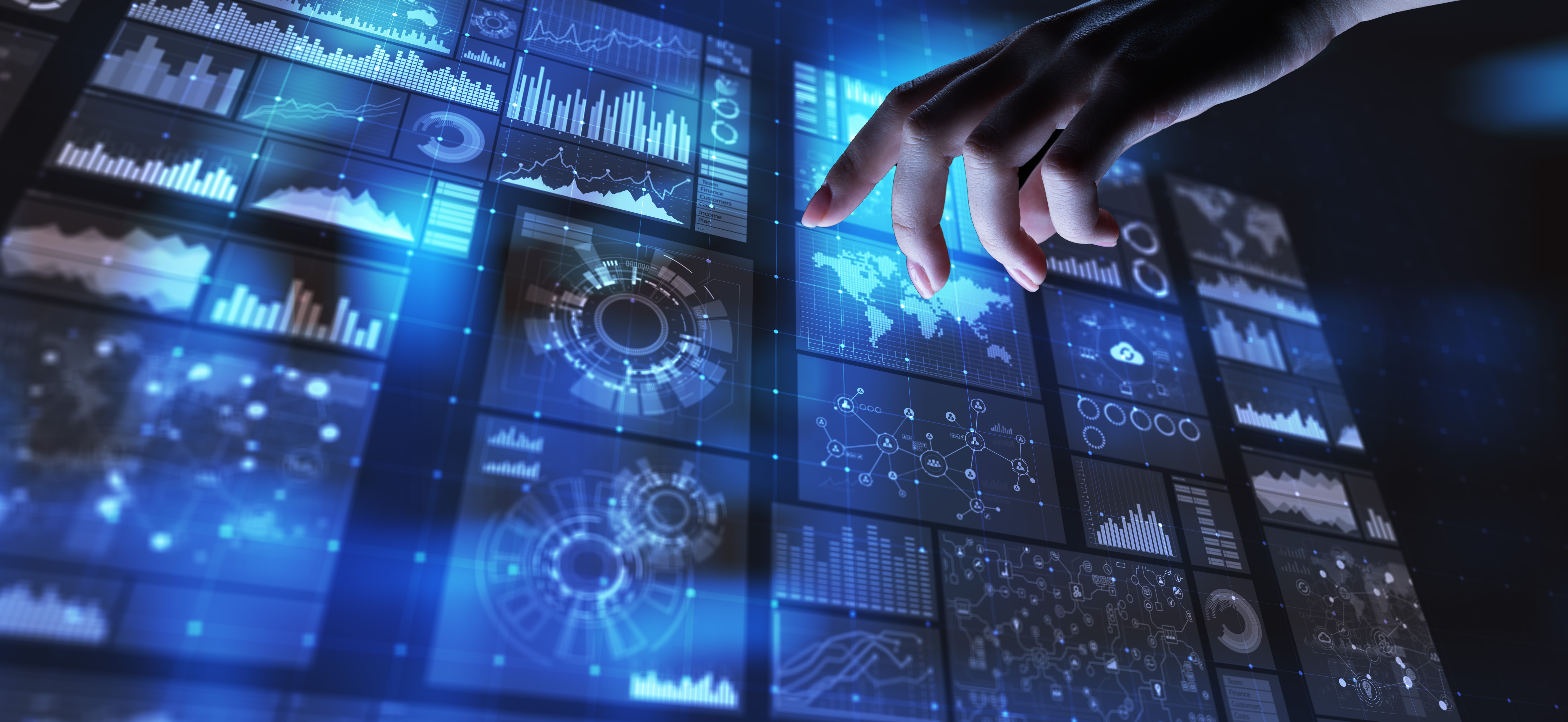 Visualised health data on a tablet